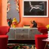 Gold Frame Lipsticks Large Mirror - Seletti - Imagen 2