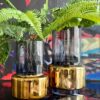 Vase Lobby Smoke Gold M - Imagen 4