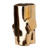 Vase Log Gold S
